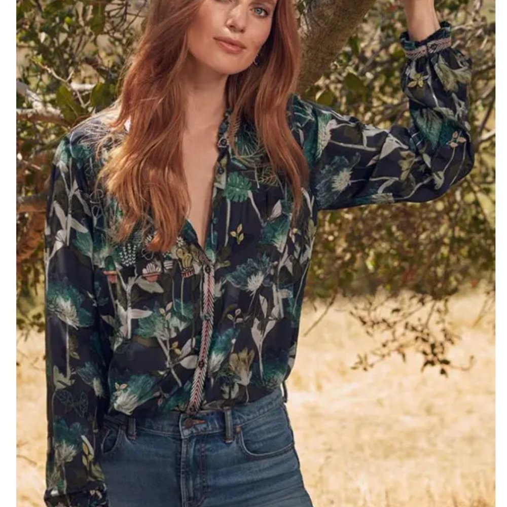 Johnny Was CACTUS BLOUSE Size: S